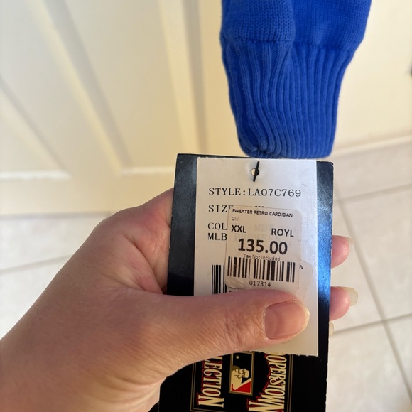 NWT! ⚾️⚾️Milwaukee Brewers Retro Sweater Cardigan⚾️⚾️.Size XXL. - Picture 11 of 13